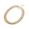SOHI Women's California Gold Casual Multi-Layer Necklace - 2 of 4