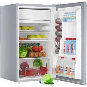 3.2 Cu.Ft Mini Fridge with Freezer - Energy Efficient, Ultra Quiet, Adjustable Thermostat for Dorm, Bedroom, Office, Kitchen - 1 of 4