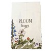 GANZ 28.0 Inch Bloom Happy Towel Flowers Kitchen St/2 Kitchen Towel - 2 of 3
