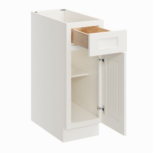 CASAINC 12 in. W x 34.5 in. H x 24 in. D Base Kitchen Cabinet with 1 Soft-Close Drawer – Plywood Frame, Full Overlay Front - 1 of 4