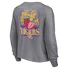 NCAA LSU Tigers Women's Gray Long Sleeve T-Shirt - 3 of 3