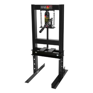 6 Ton Hydraulic Shop Press, H-Frame Garage Floor Adjustable Shop Press with Press Plate, Hydraulic Shop Floor Press for Car Repair and Garage - 1 of 4