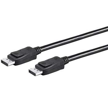 Monoprice DisplayPort 1.4 Cable - 6 Feet - Black | For Computer, Desktop, Laptop, PC, Monitor, Projector, Dell, ASUS, and More - Select Series