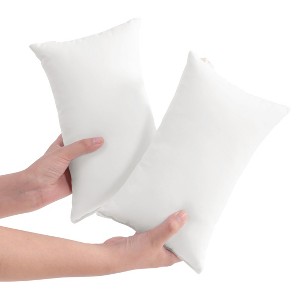2 Pack Microfiber Toddler Pillows, Soft Down Alternative Travel Pillows - NTBAY - 1 of 4