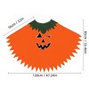 Clotth Women's Halloween Pumpkin Costume - Glow in The DarkPullover  Set,Includes Headband and Candy Bag,Halloween Cosplay Outfit,Orange - Free size - 3 of 4