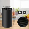 LunaLulinlk Knife Holder Block Kitchen Utensil Holder for Countertop,12 Slots Without Knives Storage Organizer - 3 of 4