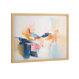 Kate & Laurel All Things Decor 16"x12" Gallery Elegant Coastal Beach Abstract Print by The Creative Bunch Studio Gold - 1 of 4