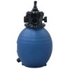 vidaXL Pool Sand Filter with 4 Position Valve Blue 11.8" - 2 of 4