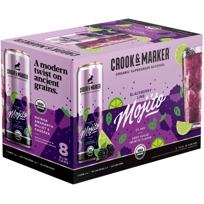 Crook & Marker Blackberry Lime Mojito - 8pk/11.5 fl oz Cans