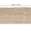 Unique Bargains Table Runner 157.48"L x 35.43"W Khaki 1 Pc - 4 of 4