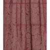 Kate Aurora Complete 4 Piece Linen Leaf Embroidered Complete Kitchen Curtain Set - 3 of 3