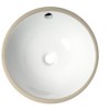 ALFI ABC601 White 17Inch Round Undermount Ceramic Sink - 4 of 4