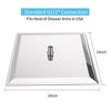 ALEXOUN  16 Inch Chrome Rain Shower Head, Square Ultra Thin 304 Stainless Steel High Pressure Shower Head - 3 of 4