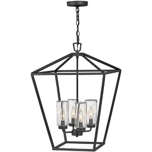 Hinkley Alford Place 17" Black Cage Low Voltage Outdoor Hanging Light - 1 of 1