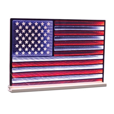 Melrose American Flag Ekkolight 23"L