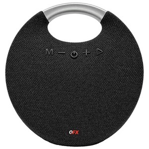 QFX® Portable Bluetooth® Speaker with Passive Bass Radiator and FM Radio, True Wireless, Black, BT-200 - 1 of 4
