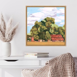 Amanti Art House in Village II by Melissa Wang Framed Canvas Wall Art Print - 1 of 4