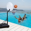 RISOKEYS Portable Poolside Basketball Hoop, Height Adjustable 3.1ft-4.7ft, with 36" Backboard for Indoor Outdoor Use - 2 of 4