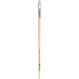 da Vinci TOP-ACRYL White Brush, Synthetic, Acrylic & Oil, Filbert, Series 7482, Size 10 - 1 of 3