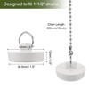 Unique Bargains Rubber with Pull Ring Kitchen Bathtub Sink Drain Stopper 2 Pcs - 2 of 4