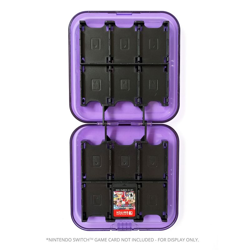 Unique Bargains Nintendo Switch Game Card Plastic Storage Protector Case Accessories 24 Purple, 2 of 4