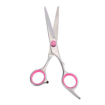 Classic cute pink 6 inch 440c cut hair scissors thinning shears