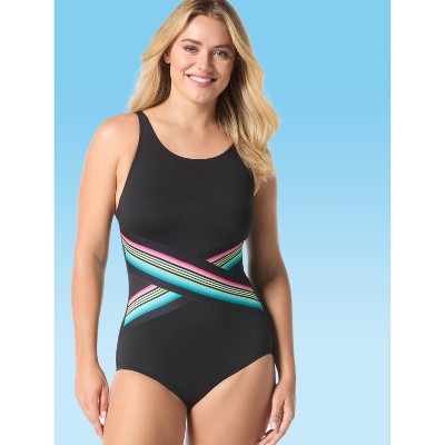 Gabar Scoop Neck One Piece Swimsuit