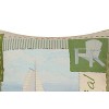 C&F Home 18" x 18" Lighthouse, Sailboat and Adirondack Chair "Coastal" HD Printed Accent Throw Pillow - 2 of 4