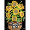 Primitive Sunflowers Autumn Garden Flag Floral Fall 18" x 12.5" Briarwood Lane - 3 of 4