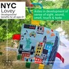 Baby Jack The Learning Lovey New York City NYC The Big Apple Landscape Baby Tag Crinkle Square Toy 8" x 8" - 3 of 4