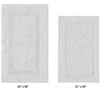 Lux Premium 100% Cotton Tufted Solid Reversible 2 PC Bath Rug Set – Ultra-Soft, Water-Absorbent, Durable, Machine Washable Bathroom Rug - 2 of 4