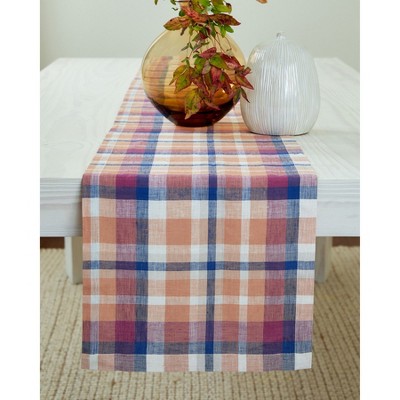 Solino Home Linen Table Runner | Fall Flavors Madras