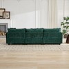 Cloud Sofa 3-Seater, Modular Sectional Couch with Chenille Fabric & High-Elastic Double-Layer Cushions â€ - 4 of 4