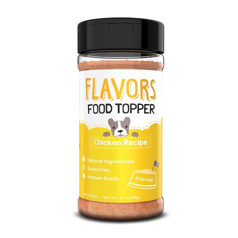 Flavors Food Topper Dog Treats - 3.1oz, 1 of 6