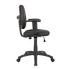 Diamond Task Chair with Adjustable Arms Black - Boss Office Products: Ergonomic, Mid Back, Swivel, Office Support - 4 of 4