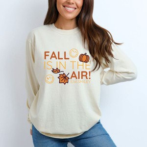 Simply Sage Market S.W.Smiley Fall Is In The Air Garment Dyed Long Sleeve - 1 of 4