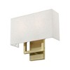 Livex Lighting Pierson 2 - Light Wall Light in  Antique Brass - 3 of 4