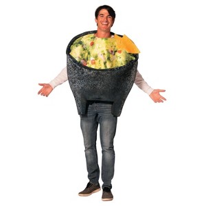 Imposta Costumes Adult Guacamole in Bowl Costume Bodysuit Black One Size - 1 of 3