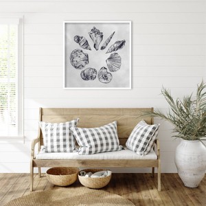 Amanti Art Ocean Seashells II by Melissa Wang Framed Wall Art Print - 1 of 4