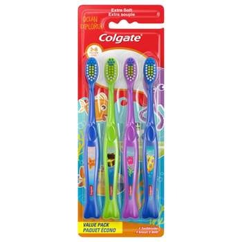 Colgate Kids Toothbrush Value Pack Ocean Explorer Extra Soft - 4ct