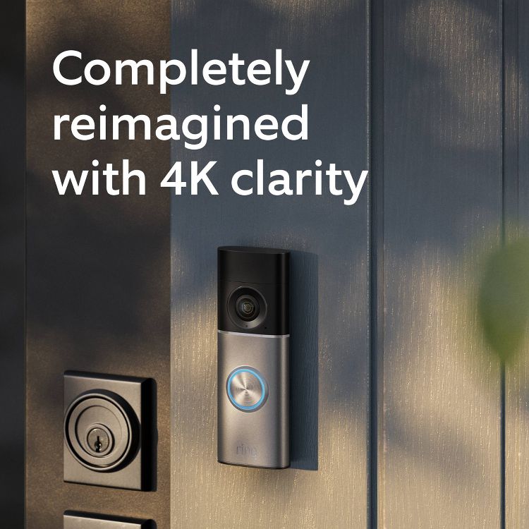 Ring Wired Doorbell Pro (3rd Gen) - Retinal 4K video, 10x Enhanced Zoom for detail at a distance, Low-Light Sight for full-color in the near dark, 2 of 6