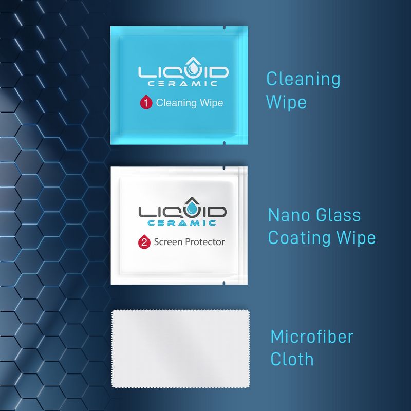 LIQUID CERAMIC Screen Protector with $200 Coverage for All Phones Tablets and Smart Watches, 2 of 7