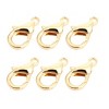 Unique Bargains Plated Lobster Claw Clasps Chain Bracelet Jewelry Findings 20 Pcs Gold 14mm - 4 of 4