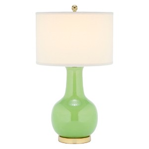 Ceramic Paris Lamp - Safavieh , Green/White