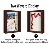 Americanflat 8.5" x 11" Shadow Box Frame in Mahogany with Soft Linen Back - Composite Wood with Polished Glass for Wall and Tabletop - image 4 of 4