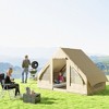 Outsunny Inflatable Camping Tent with Hand Pump, Easy Setup, 4 Season Blow Up Tent, with Mesh Windows and Doors - 2 of 4