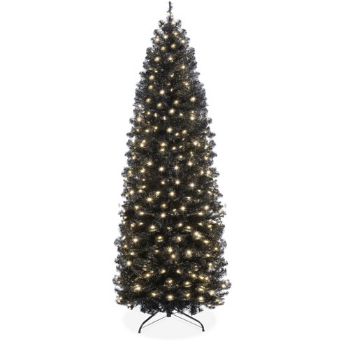 Best Choice Products 6ft Pre-Lit Spruce Hinged Artificial Christmas Tree w/ 250 Incandescent Lights Foldable Stand