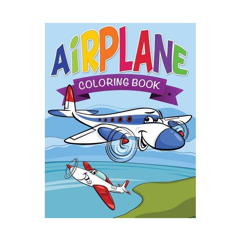 Airplane Coloring Book for Kids - by  Speedy Publishing LLC (Paperback), 1 of 2