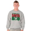 Funny Christmas Ladies Love Santa Bod Men's Crewneck Sweatshirt Brisco Brands - 4 of 4