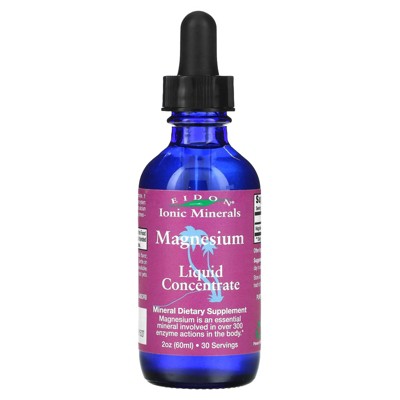 Eidon Ionic Minerals Ionic Minerals, Magnesium, Liquid Concentrate, 2 oz (60 ml) (80 mg per Serving)
